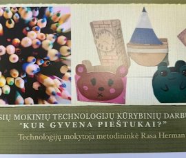 Mokinių pieštukinių parodos afiša